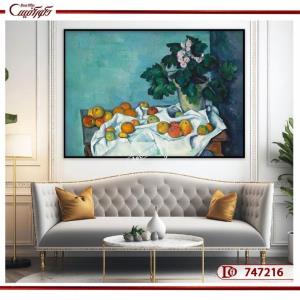 تابلو دکوری میوه و گلدان گل R747216