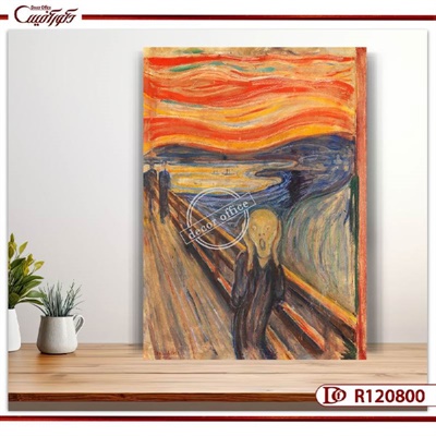  تابلو جیغ ادوارد مونک R120800