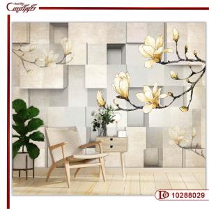 کاغذ دیواری سه بعدی گل 10288029
