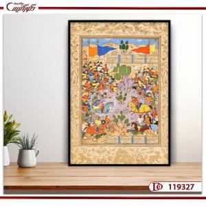 تابلو بوم با تصویری از شاهنامه R119327 