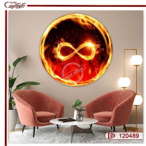 تابلو بی نهایت آتشین فنگ شویی C120489