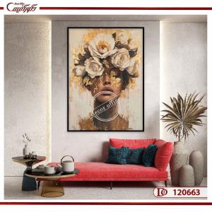 تابلو چهره مدرن زن R120663