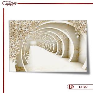 کاغذ دیواری سه بعدی گل 2100