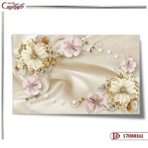 کاغذ دیواری سه بعدی گل 8161