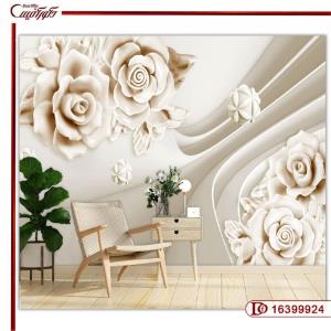 پوستر دیواری رز سفید 16399924