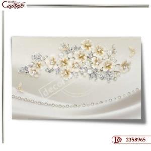 کاغذ دیواری سه بعدی گل 8965