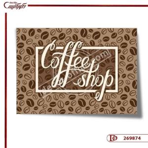 پوستر دیواری کافه 9874