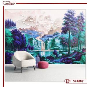 پوستر دیواری تراس مجازی طبیعت 374687
