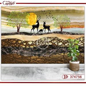 کاغذ دیواری سه بعدی گوزن 374756-P