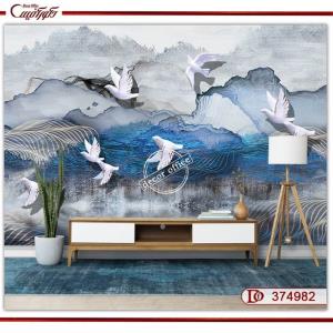 پوستر دیواری کوه و پرنده 374982