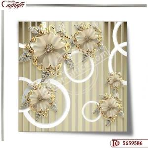 پوستر دیواری گل سه بعدی 9586