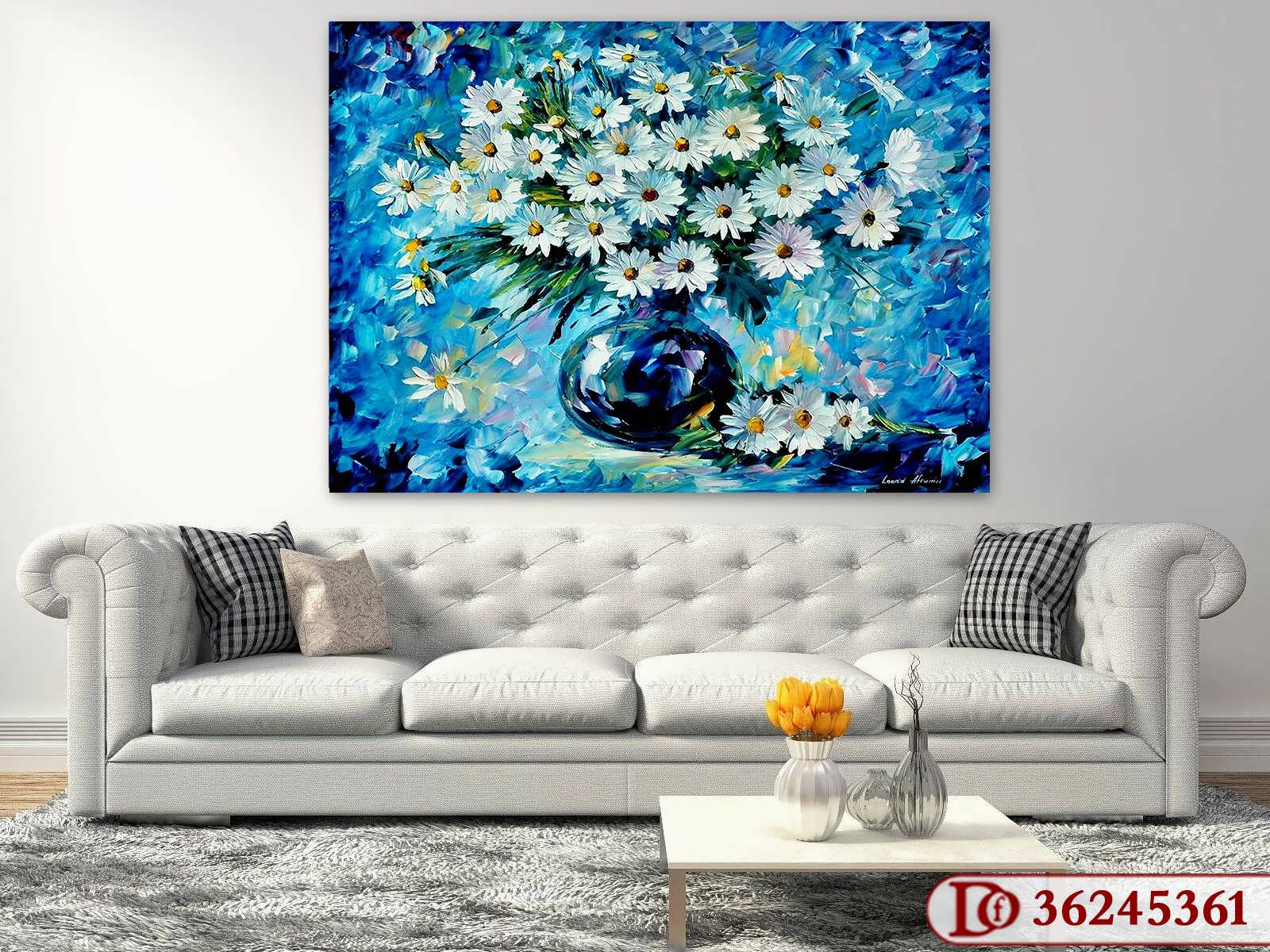 تابلو گل نقاشی