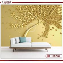 پوستر دیواری درخت برگ طلایی 175748