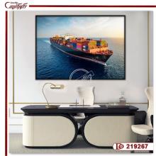 تابلو دکوراتیو کشتی باربری در دریا R219267