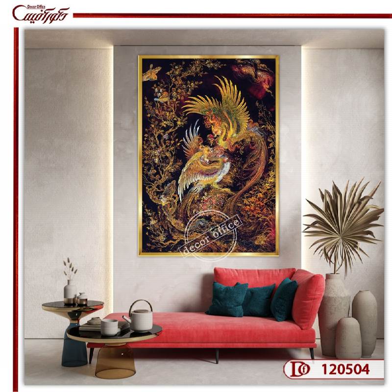 تابلو سیمرغ اثر استاد فرشچیان