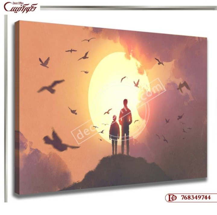 تابلو منظره کوهستانی